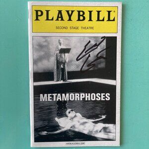 Erik Lochtefeld Signed Playbill Metamorphoses at Second Stage Theatre Sept 2001
